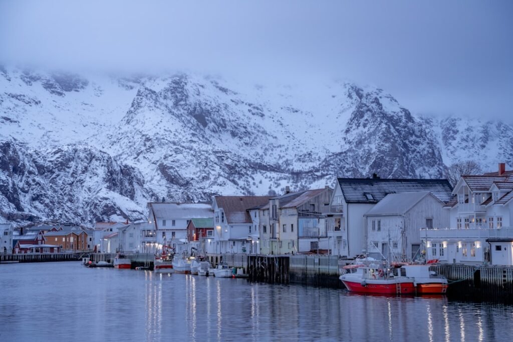 Photo Norwegian fjords