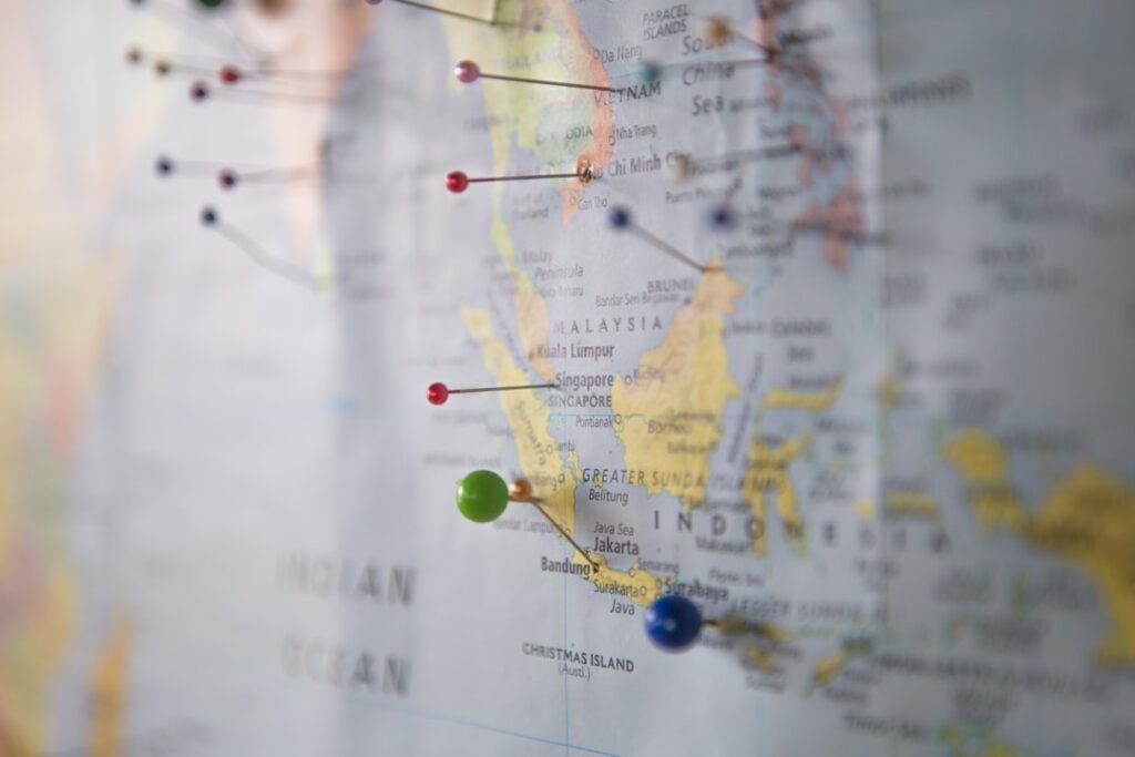 Photo Norwegian language: map
