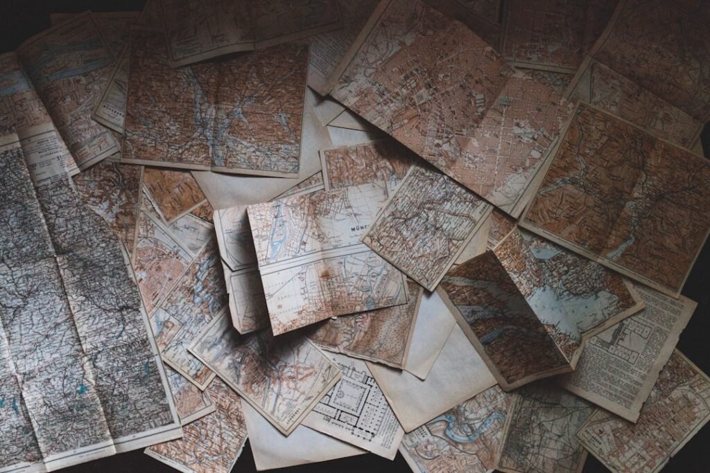 Photo Suitcase, map