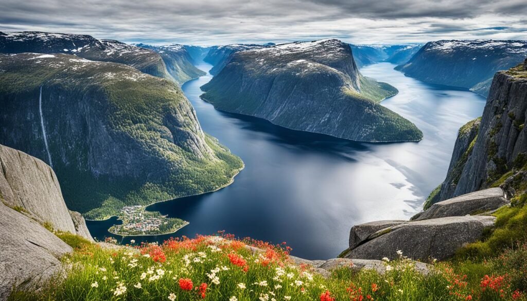 Stavanger i Preikestolen (Skalna Ambona)