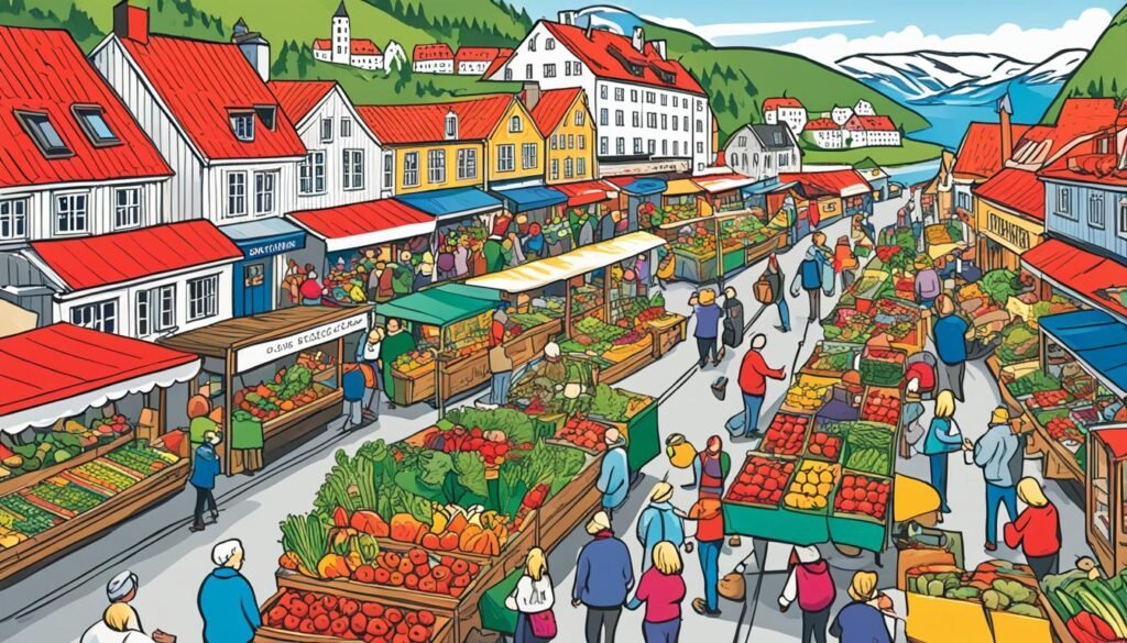 Przewodnik po lokalnych targach rolnych i rynkach rzemieślniczych w Norwegii