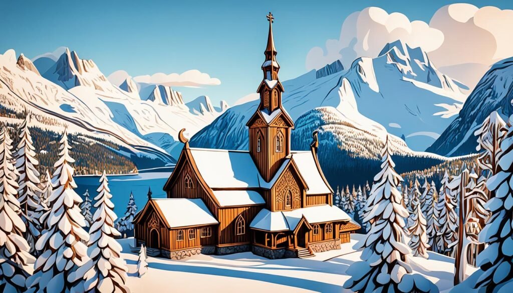 Przewodnik po norweskich kościołach klepkowych: Architektonicznei