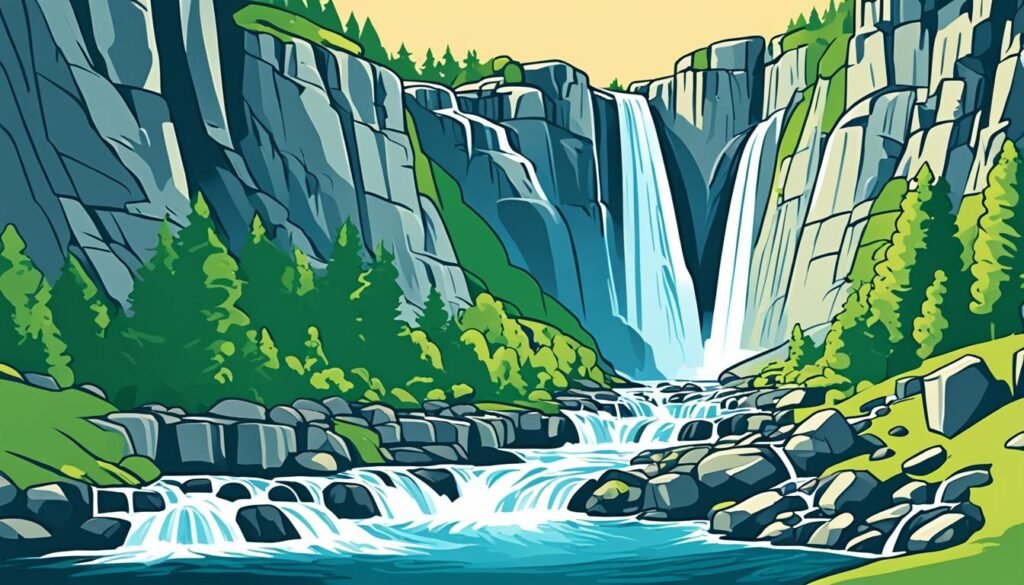 Wodospad Vøringsfossen: Dramatyczna Kaskada Norwegii