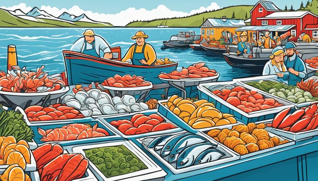 Zakupy norweskich owoców morza: Najlepsze targi i sklepy