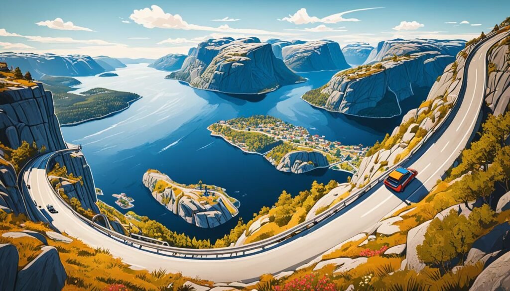 dojazd do Preikestolen