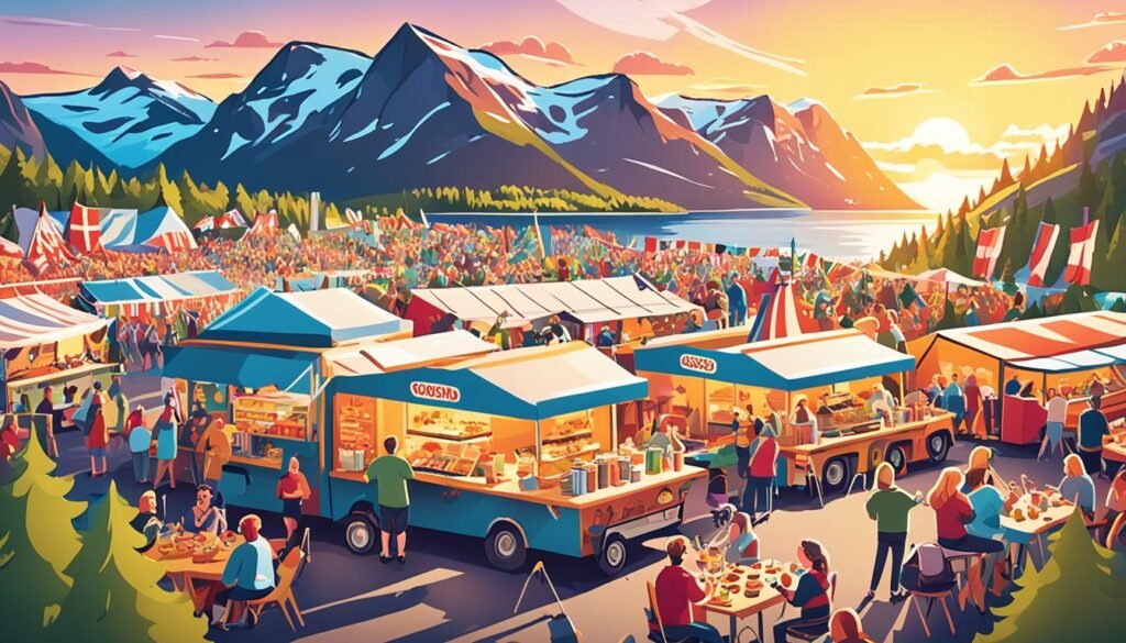 festiwale food trucków w Norwegii