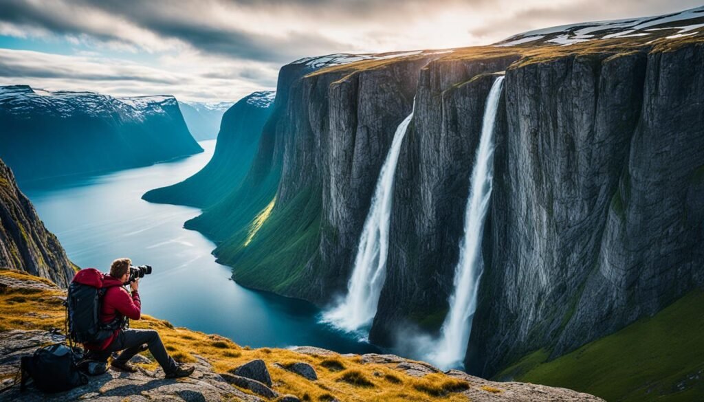fotografowanie w fiordach Norwegii