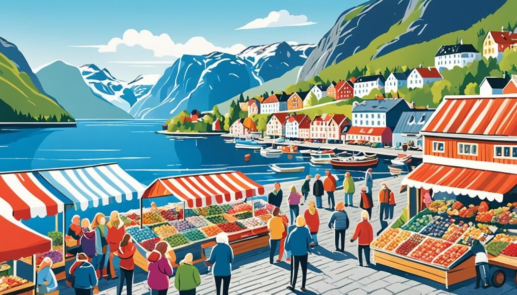 handel lokalny Norwegia