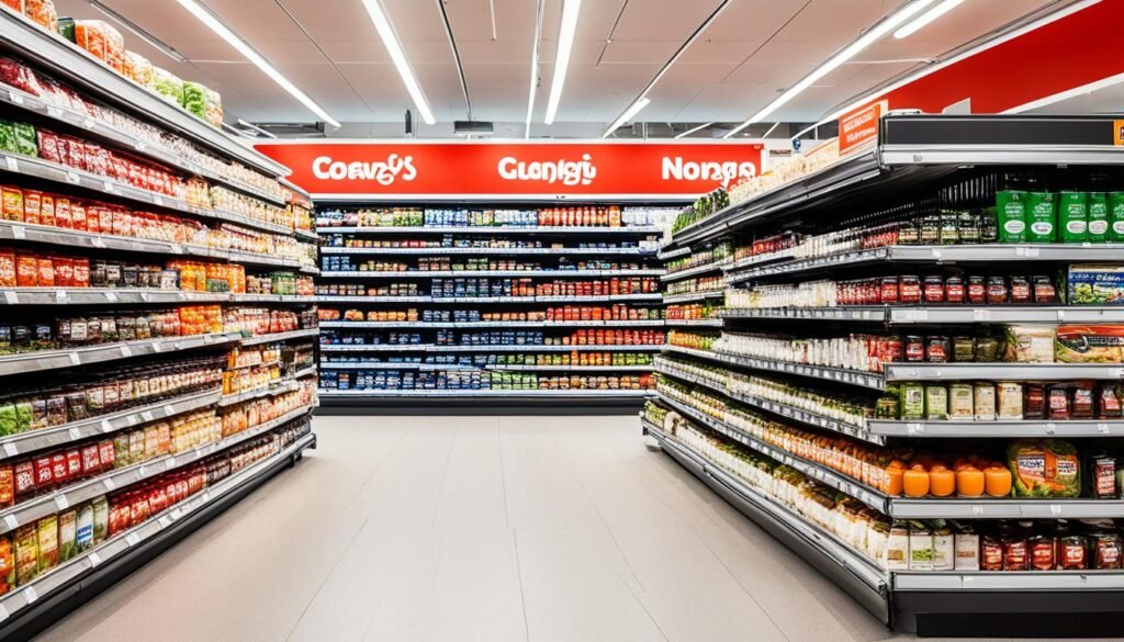 sklep spożywczy w Norwegii