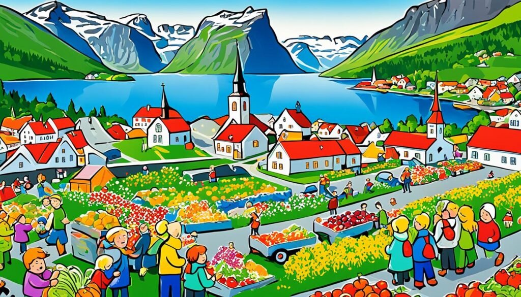 społeczność lokalna w Norwegii