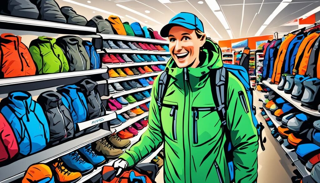 zakupy odzieży outdoorowej w Norwegii