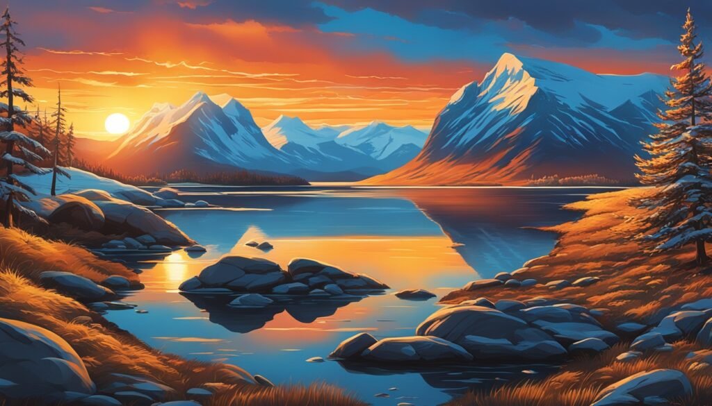 „Norweskie słońce o północy: Unikalne zjawisko naturalne”