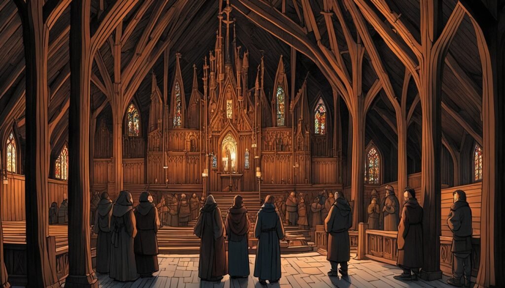 „Odkrywanie historycznych kościołów klepkowych w Norwegii”