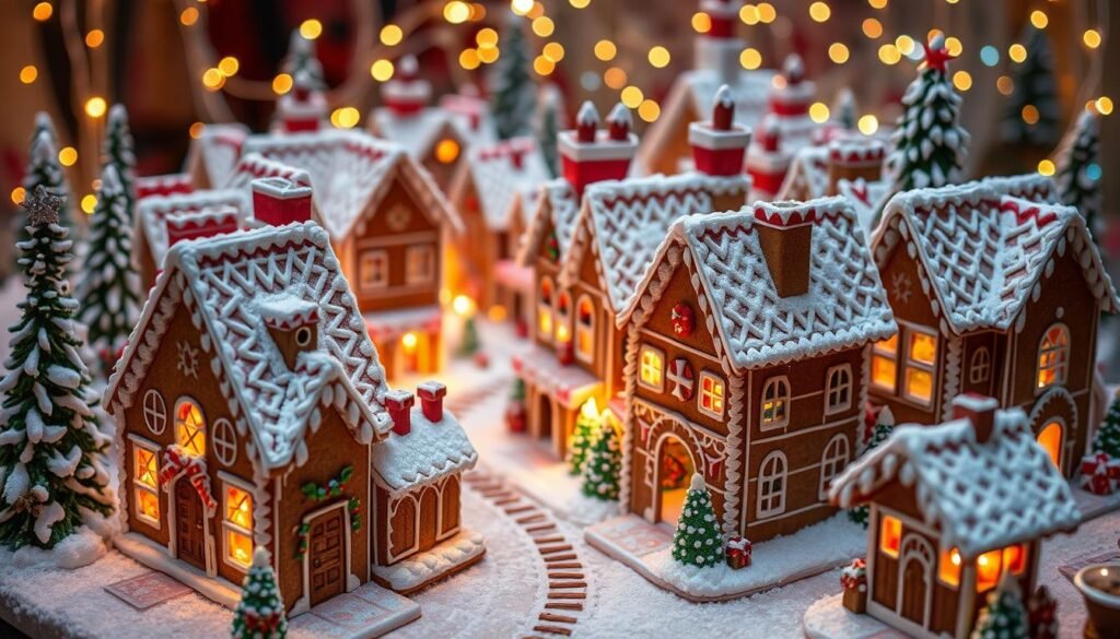 Bergenskie Miasto z Piernika Tworzy Swiateczna Magie