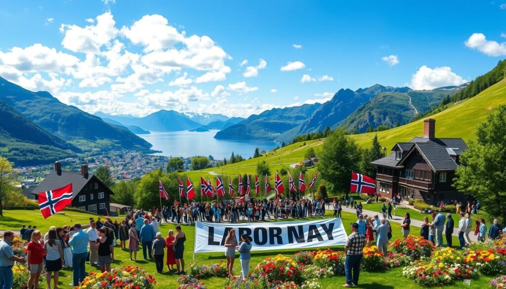 Historia Obchodów Święta Pracy w Norwegii