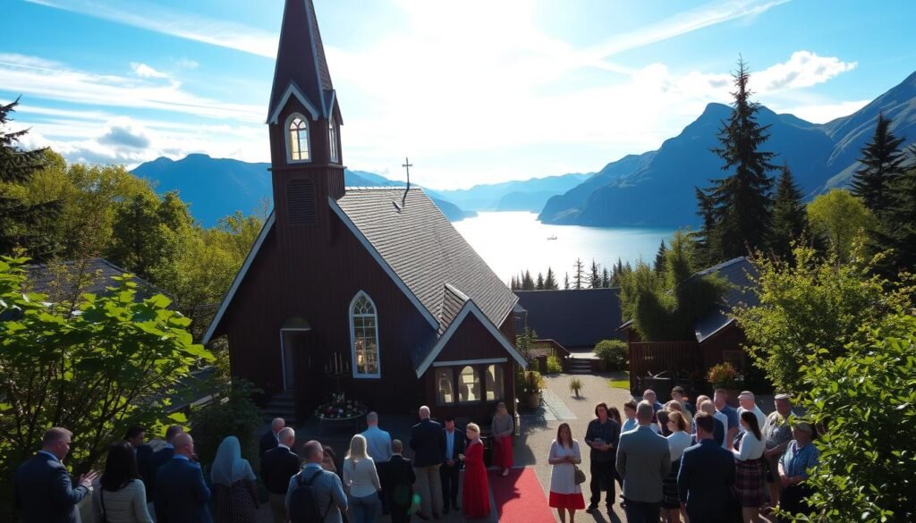 Nabożeństwa w Dzień Wniebowstąpienia w Norwegii