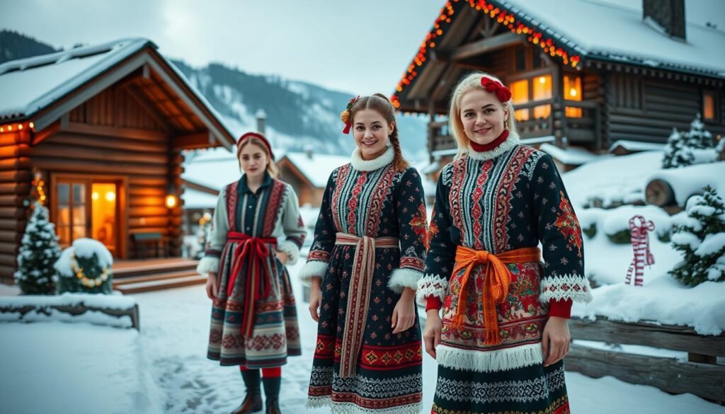 Norweska Moda Swiateczna na Przestrzeni Czasu