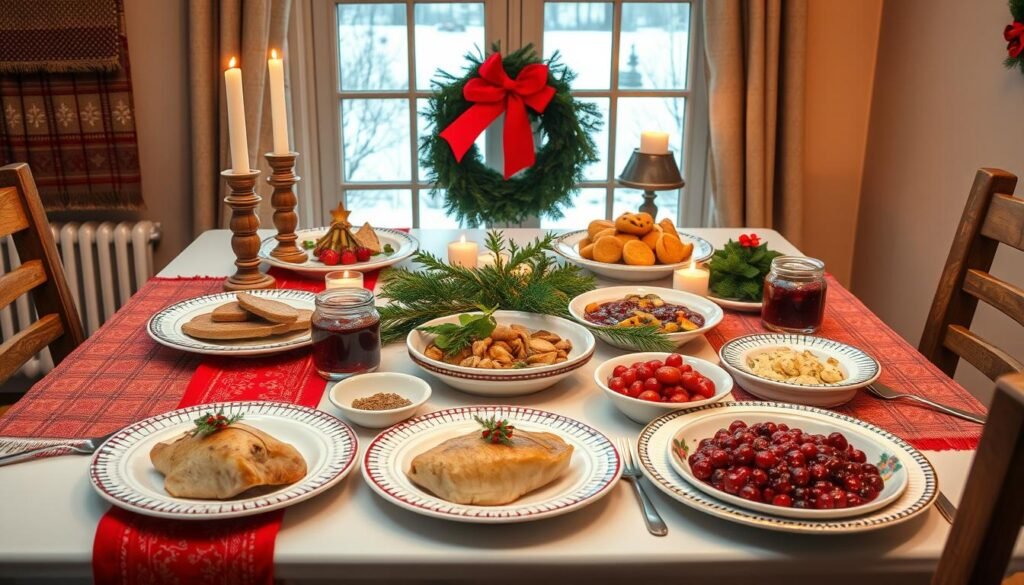 Norweskie Gry przy Stole Swiatecznym