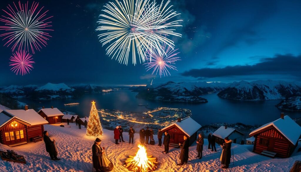 Noworoczne Celebracje w Norwegii od Północy do Południa