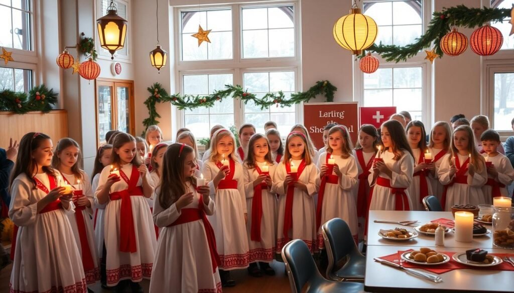 Obchody Święta Łucji w Norweskich Szkołach