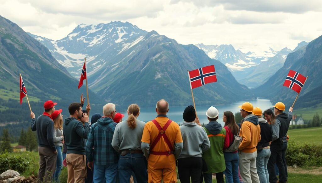 Prawa Pracownicze i Wydarzenia Pierwszomajowe w Norwegii