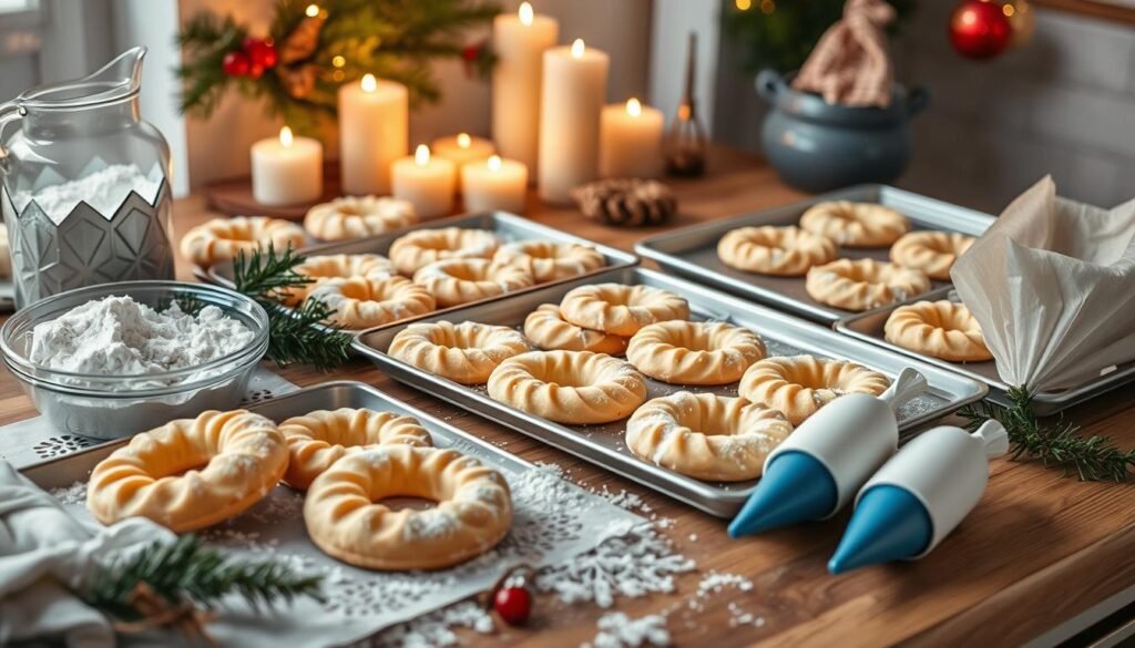 Przygotowanie Kransekake na Norweskie Swieta