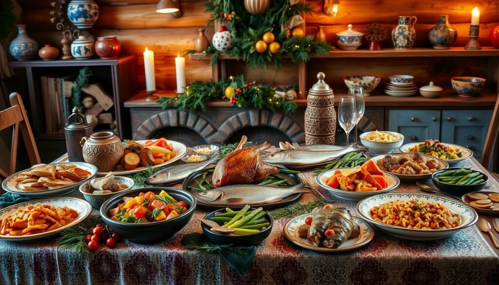 Sezonowe Norweskie Potrawy Świąteczne