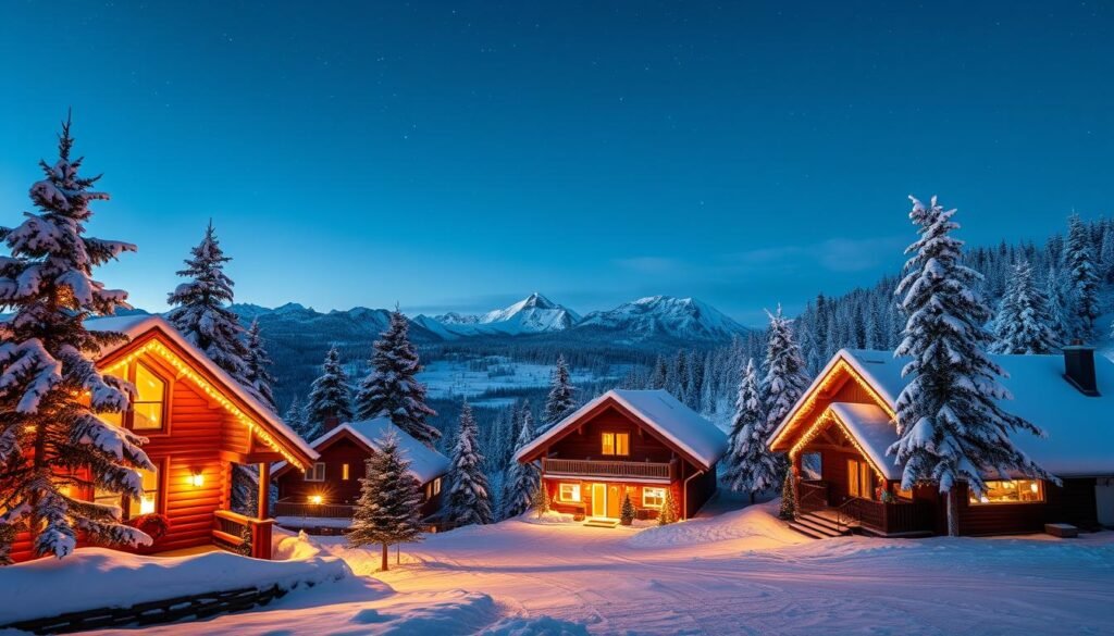 Swieta w Norweskich Gorskich Chatach