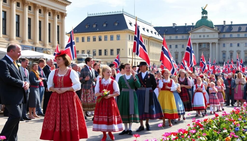 Tradycje Rodziny Królewskiej w Norweskie Święto Konstytucji