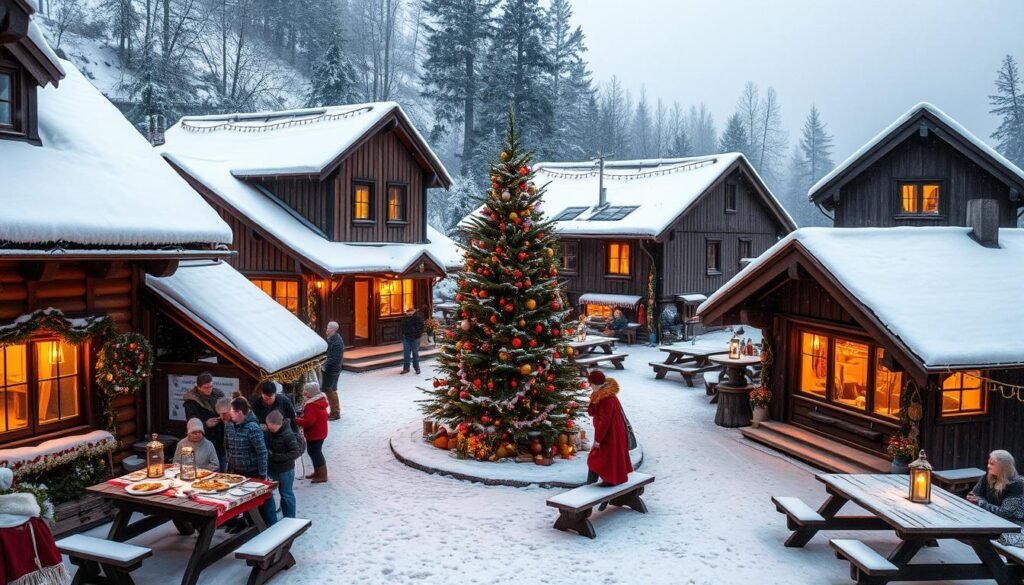 Wiejskie Celebracje Świąteczne w Norwegii