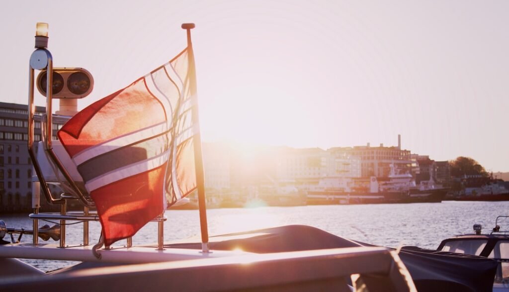 Photo Norwegian flag